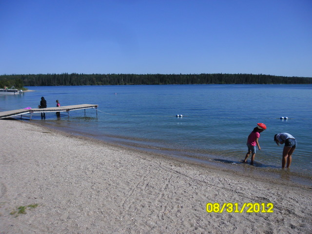 Swam in Clear Lake, Riding Mountain National Park