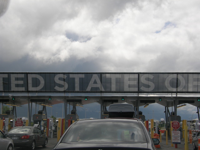 Went to the USA! Got stuck at the border for like 2 hours!