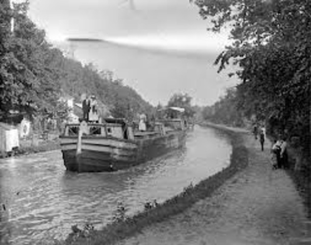 Ohio Canal opened for business.