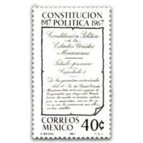 CONSTITUCIÓN MEXICANA 1917