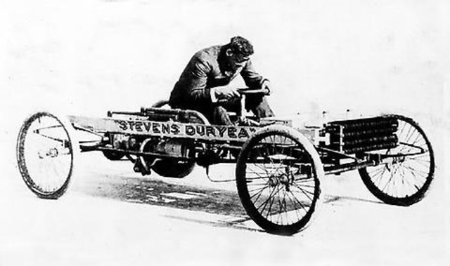 Frank Duryea built The First Aerican-made GAsoline Powered Automobile
