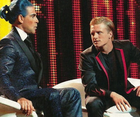 Peeta has his individual interveiw with Caesar Flickerman