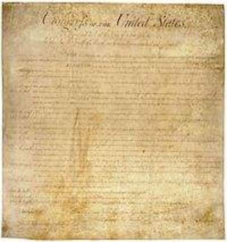 Bill of Rights sent to the states for ratification
