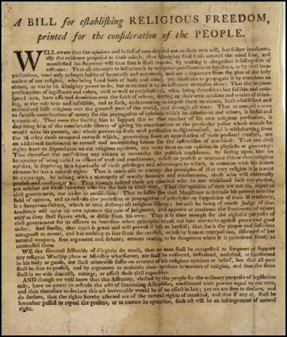 Ordinance of Religous Freedom