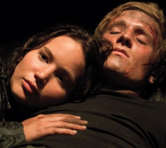 Peeta gets his medicine