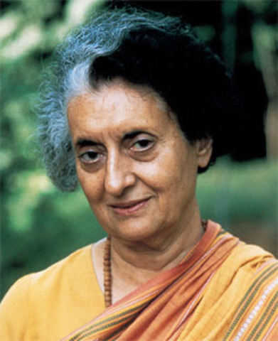 Indira Gandhi elected Prime Minister