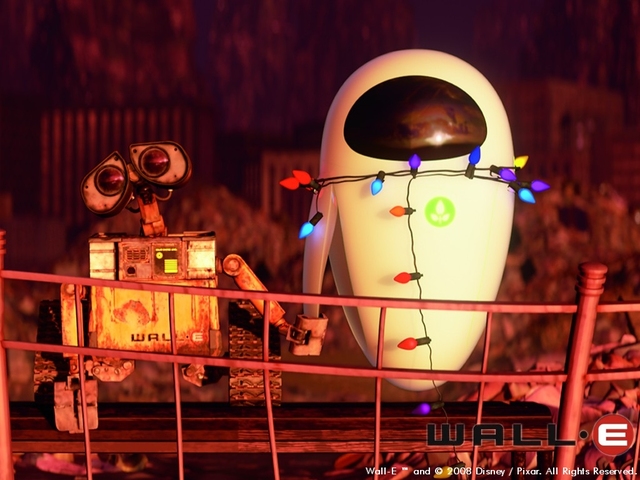 WALL-E stays by EVE