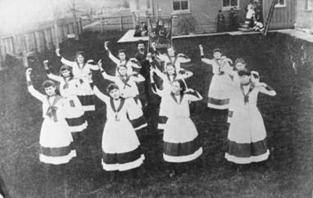 1823-English Schools began first Calisthenics class for girls