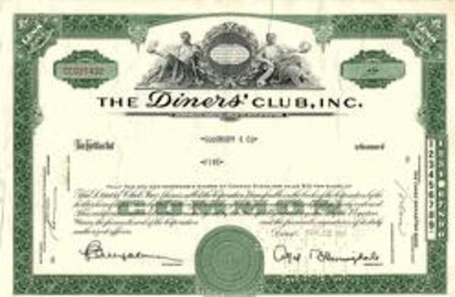 #6 First credit cards 1950