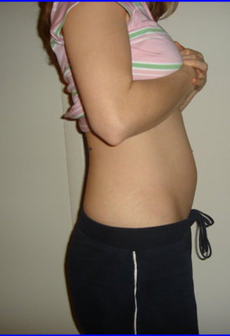3 months prenant belly
