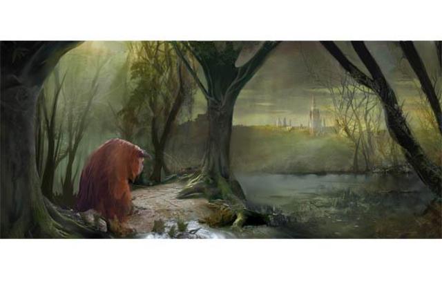 They fall into the bog of eternal stench where they again enounter Ludo