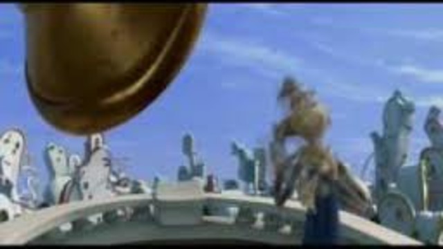 Mayor starts talking to Horton from a drain pipe