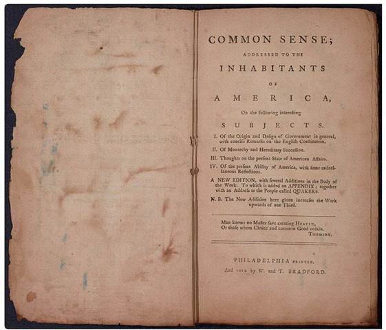 Common Sense Is Published