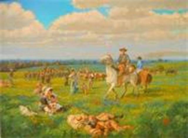 Runaway Scrape begins