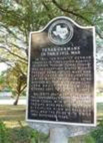 Texas secedes and joins the Confedercy