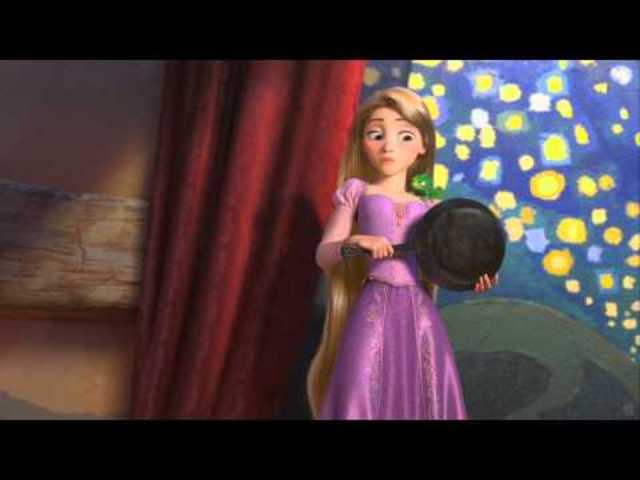 Rapunzel tells Flynn about the "stars".