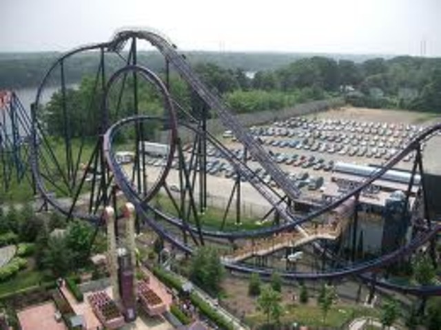 my first roller coaster ride