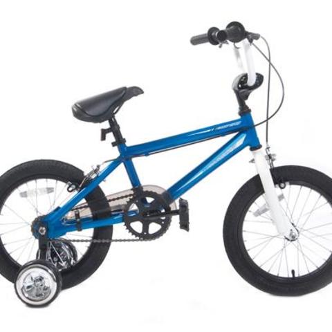 learned to ride a bike with training wheels