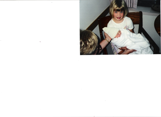 My cousin Jacey is born