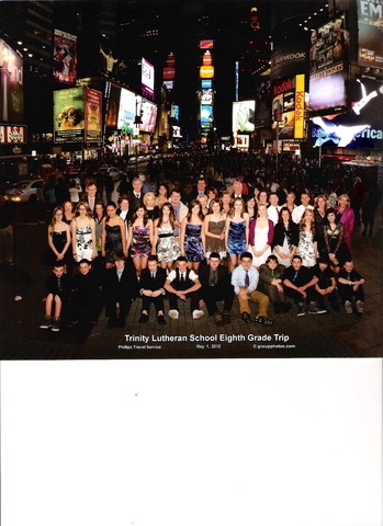 8th Grade Class Trip to New York City
