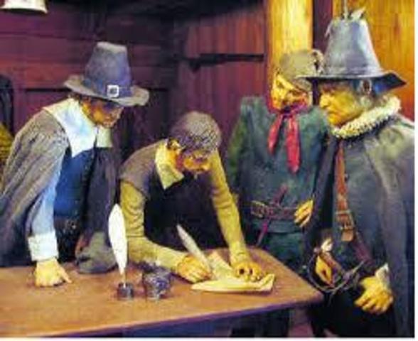 Mayflower Compact signed