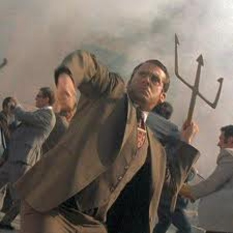 The news teams fight