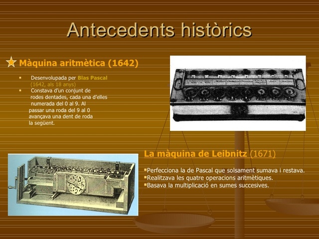 Màquina aritmètica i de Leibnitz