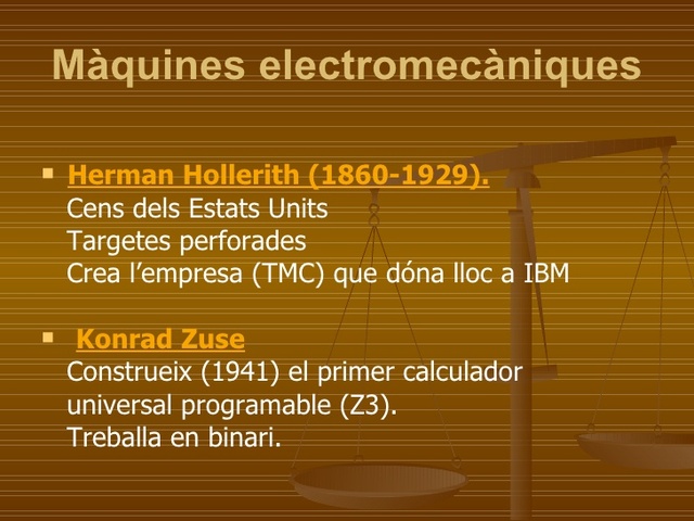 Màquines electromecàniques
