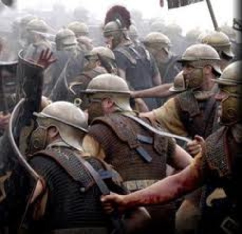 Roman Legions in Britain headed home to fight Germaic invaders