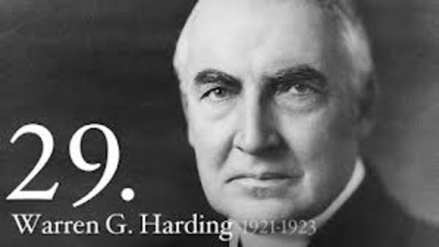 Warren Harding in the White House