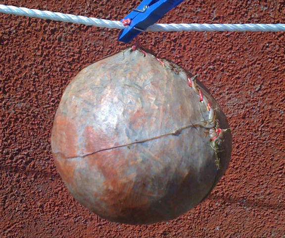 Soccer Balls before Rubber