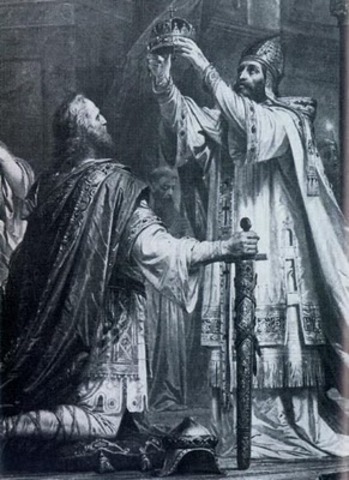 ELPAPA CORONA EMPERADOR A CARLOMANGO