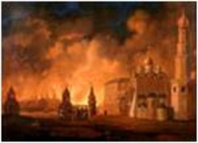 Наполеон вступил в Москву