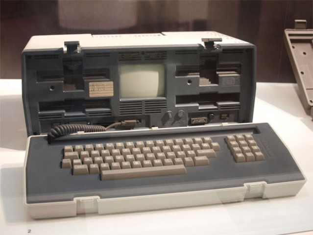 The first commercially available portable computers are made