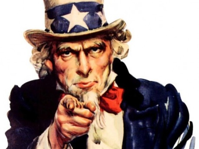 Uncle sam is used as americas symbol
