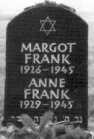 Anne and Margot  frank died
