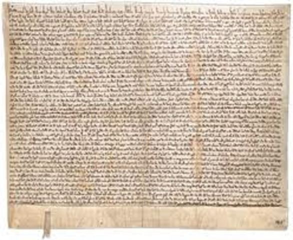 Magna Carta is signed