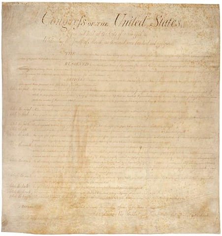 Bill of Rights Ratified