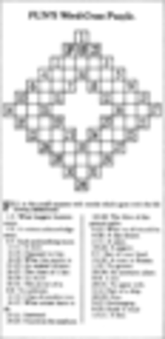 Crossword Puzzle
