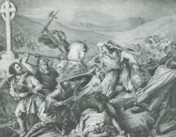 Charles Martel defeated the Muslims.