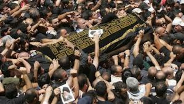 Le funerailles de Ayatollah Sayed Mohammed Baquir al-Hakin