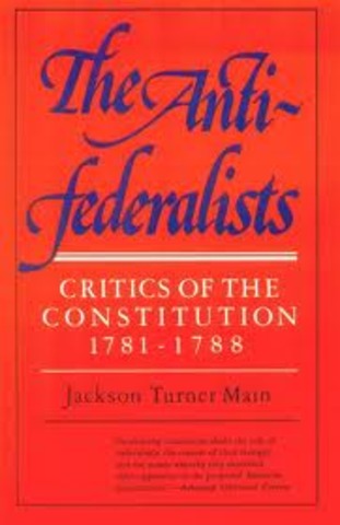 Anti-federalist articles appear