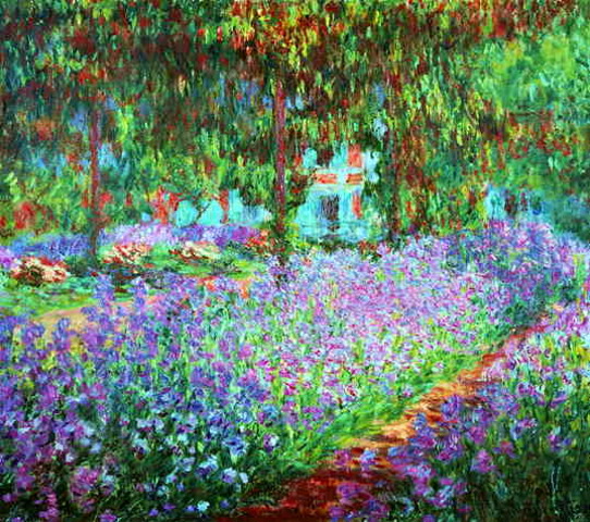 Irises in Monet's Garden
