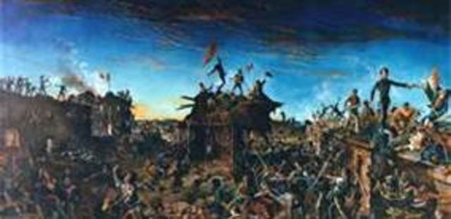 Battle at Alamo