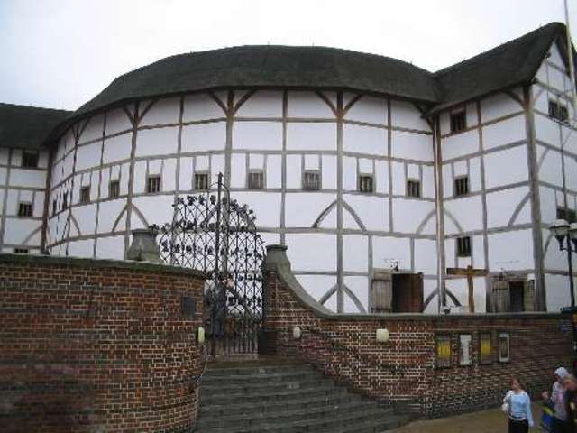 Globe Theatre is built in London