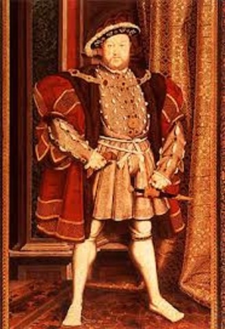 With the Supremacy Act, Henry VIII proclaims himself head of Church of England