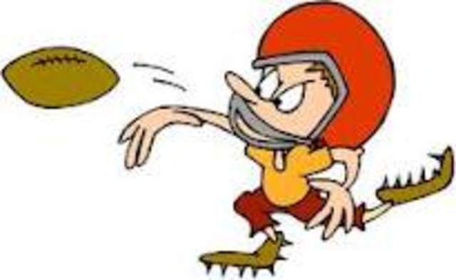 I played football with all my friends.