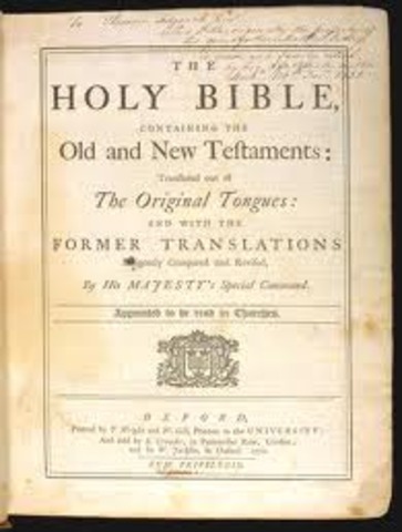 King James Bible is published