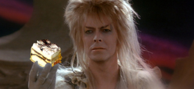 Sarah is innterrupted by the Goblin King, who offers her eternity with him, and eternal rule over the kingdom