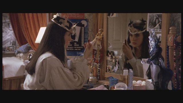Sarah realizes she can see her friends through her mirror, summons them there, and they are reunited once again, The film ends